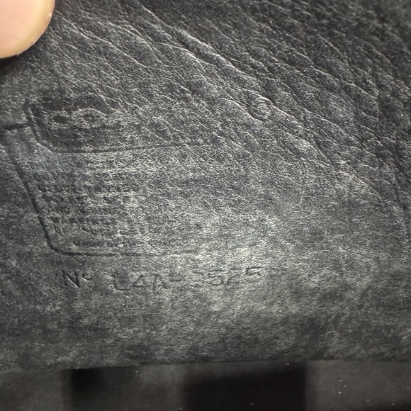 Coach Vintage Stewardess Black Leather Flap Shoulder Bag 9525 Rare Clean - Picture 11 of 11